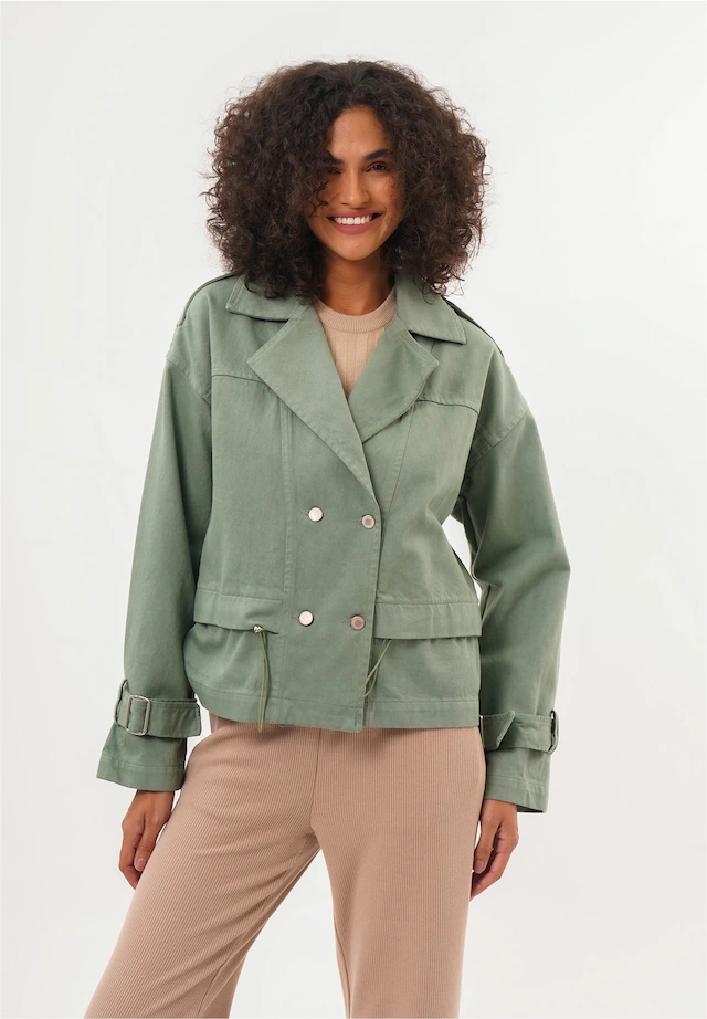 freshlions Trenchcoat »Helena« 1 Stk. mit stylischem Reverskragen
