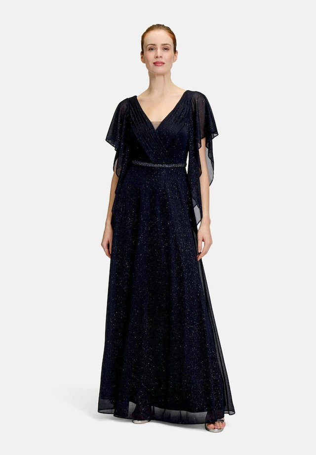 Vera Mont Abendkleid »Damen im Glitzer-Look« Ohne Tasche Falten