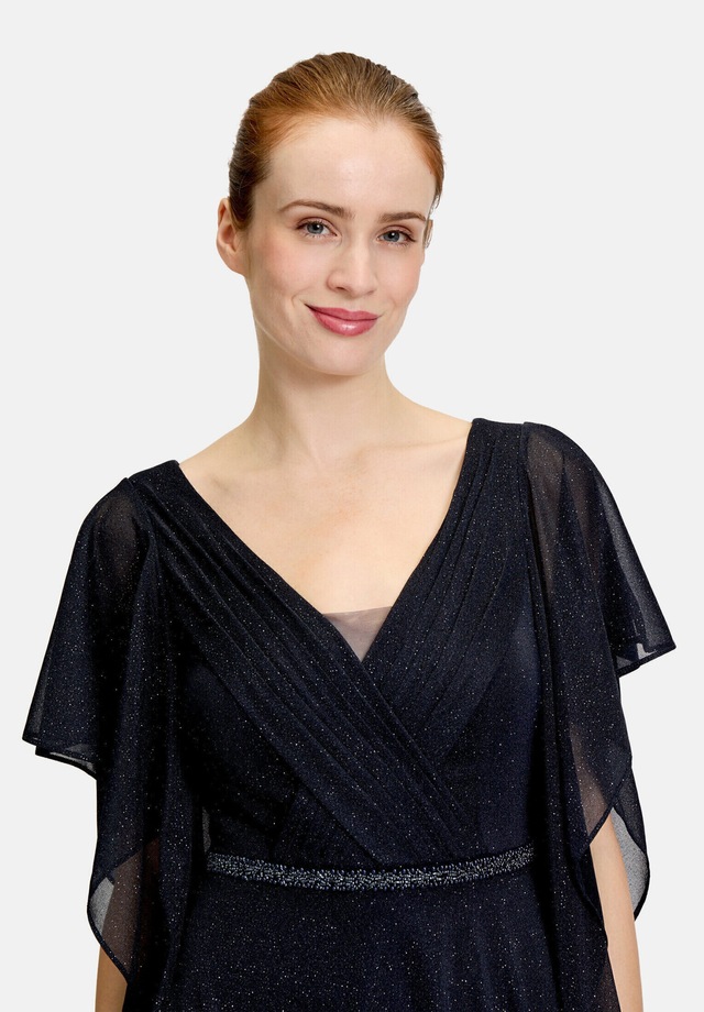 Vera Mont Abendkleid »Damen im Glitzer-Look« Ohne Tasche Falten