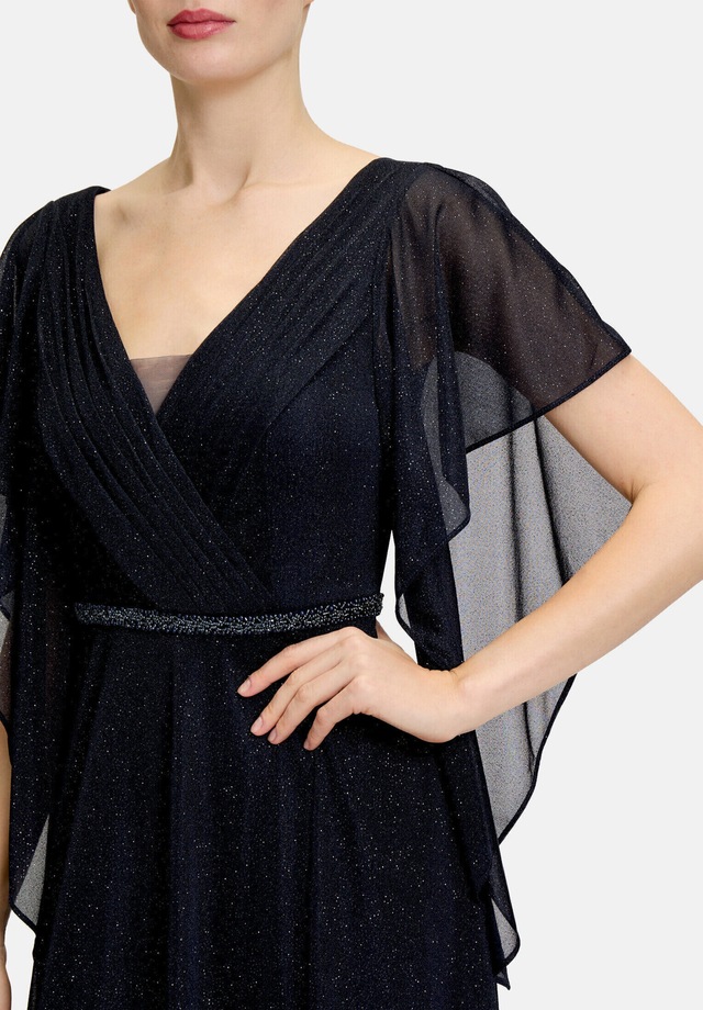 Vera Mont Abendkleid »Damen im Glitzer-Look« Ohne Tasche Falten
