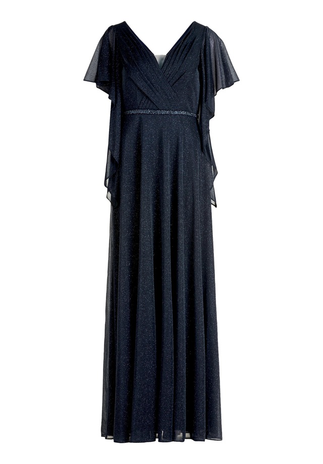Vera Mont Abendkleid »Damen im Glitzer-Look« Ohne Tasche Falten