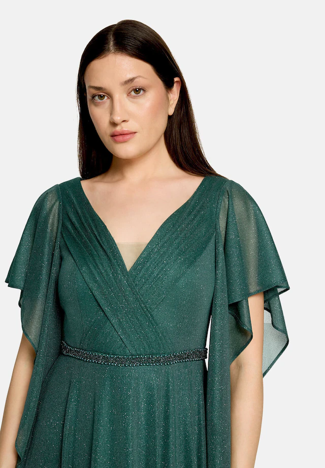 Vera Mont Abendkleid »Damen im Glitzer-Look« Ohne Tasche Falten