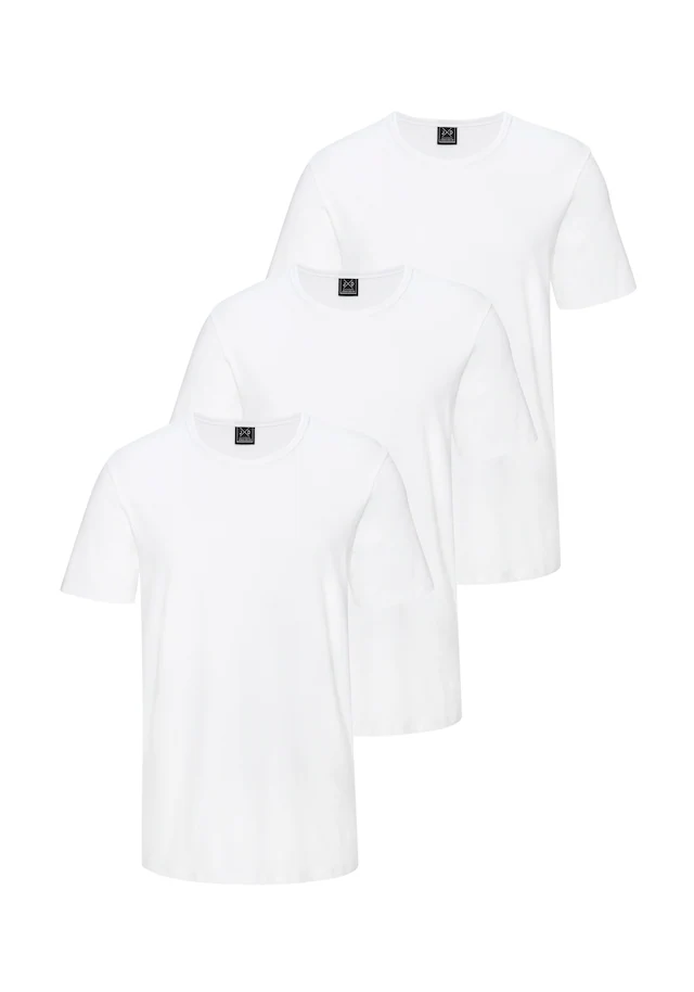 John Devin T-Shirt », Unterziehshirt« 3er-Pack, aus elastischer Baumwollqualität