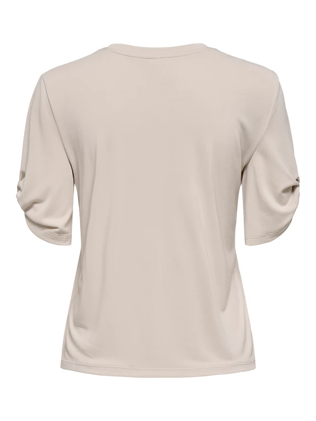 ONLY Kurzarmshirt »ONLFREE – T-Shirt mit Print für lässige Kombinationen« modisch, Jersey, regular fit, Materialmix, Rundhals