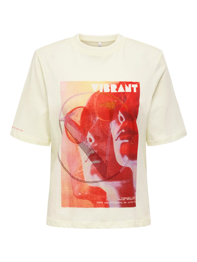 ONLY Kurzarmshirt »ONLHAVANNA LIFE S/S VIBE TOP BOX JRS«