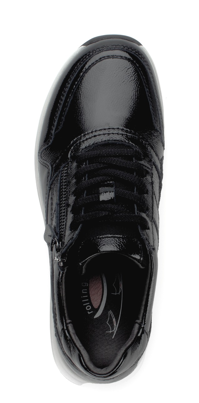 Gabor Keilsneaker , Schnürschuh, Halbschuh, Freizeitschuh mit seitlichem Reißverschluss