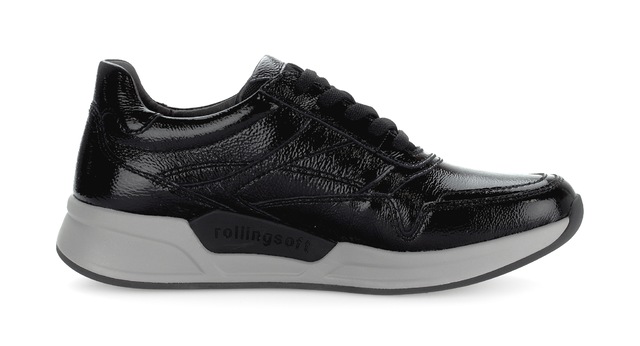 Gabor Keilsneaker , Schnürschuh, Halbschuh, Freizeitschuh mit seitlichem Reißverschluss