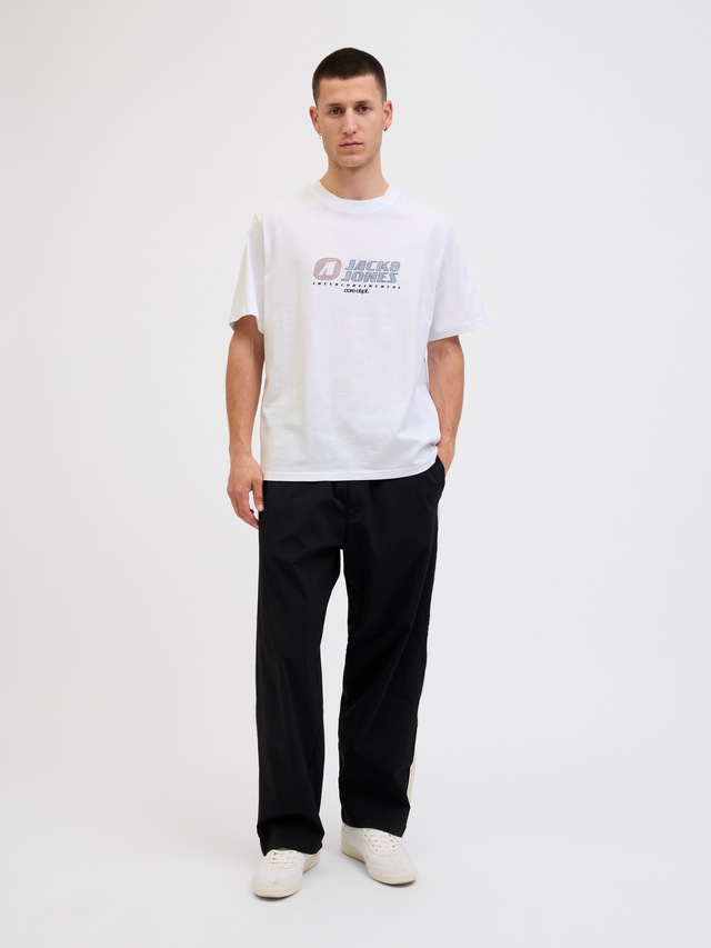 Jack & Jones T-Shirt »JCOTIER FRONT PRINT TEE SS CREW NECK«