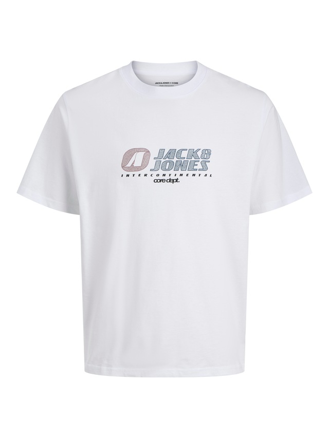 Jack & Jones T-Shirt »JCOTIER FRONT PRINT TEE SS CREW NECK«