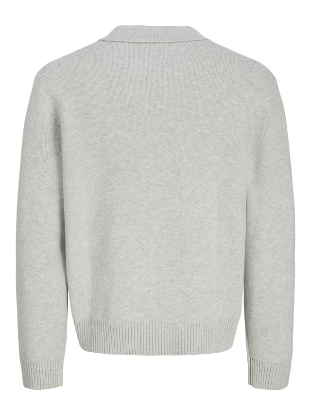 Jack & Jones Strickpullover »JCOCOVER KNIT SPLIT NECK POLO«