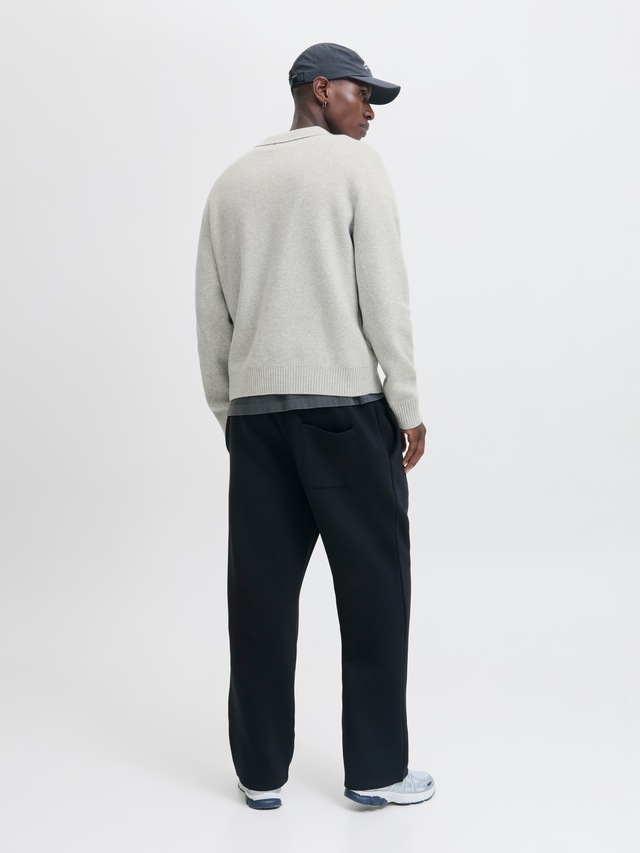Jack & Jones Strickpullover »JCOCOVER KNIT SPLIT NECK POLO«