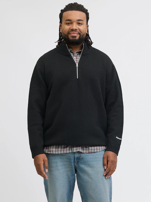Jack & Jones PlusSize Troyer »JORNORREBRO KNIT HALF ZIP PLS«