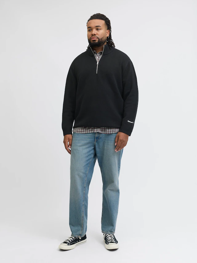 Jack & Jones PlusSize Troyer »JORNORREBRO KNIT HALF ZIP PLS«