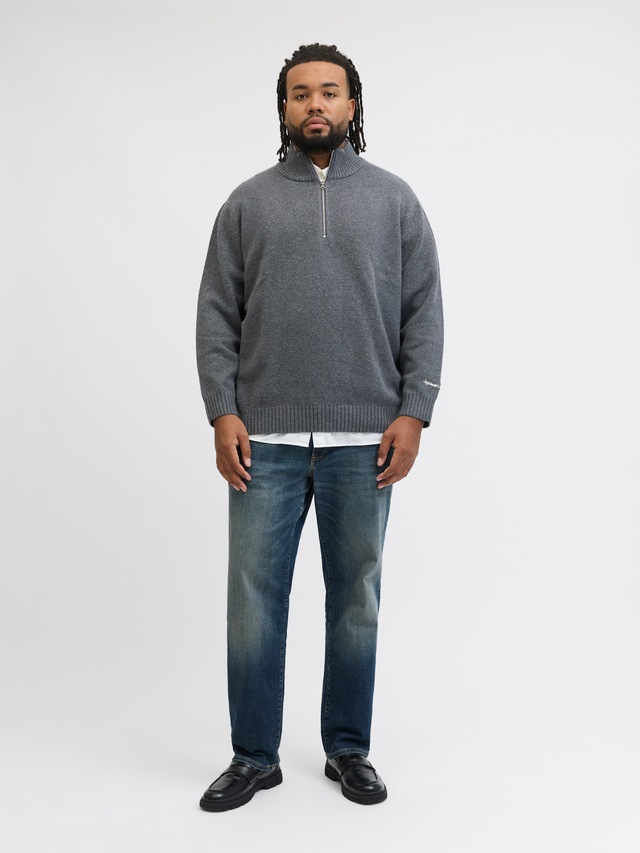 Jack & Jones PlusSize Troyer »JORNORREBRO KNIT HALF ZIP PLS«