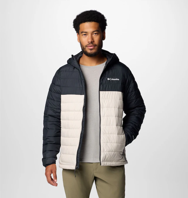 Columbia Steppjacke »Powder Lite II Hooded Jacket« mit Reißverschluss, in normaler Länge, wärmereflektierendes Material