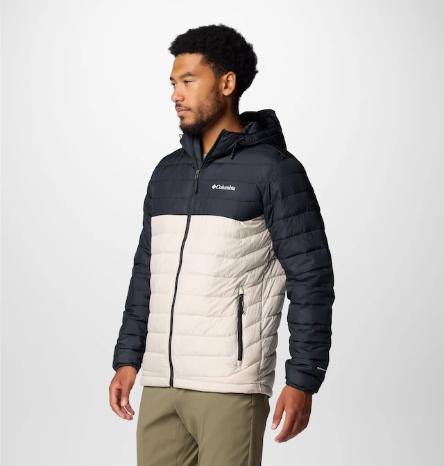 Columbia Steppjacke »Powder Lite II Hooded Jacket« mit Reißverschluss, in normaler Länge, wärmereflektierendes Material