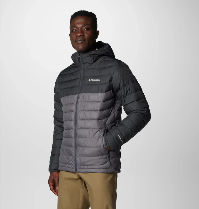 Columbia Steppjacke »Powder Lite II Hooded Jacket« mit Reißverschluss, in normaler Länge, wärmereflektierendes Material