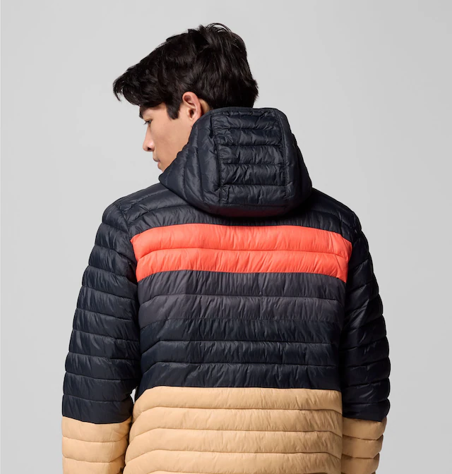 Columbia Steppjacke »POWDER PASS HOODED JACKET« mit Kapuze mit Reißverschlusstaschen, wärmeisolierende Wattierung aus Polyester