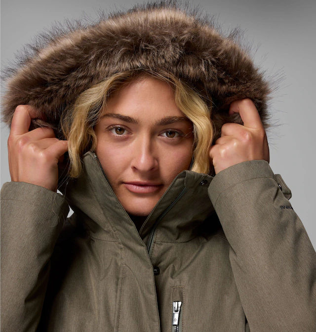 Columbia Parka »SUTTLE MOUNTAIN LONG INSULATED JACKET« sportlicher Parka, für Wandern und Trekking, mit Polyester-Wattierung
