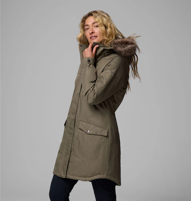 Columbia Parka »SUTTLE MOUNTAIN LONG INSULATED JACKET« sportlicher Parka, für Wandern und Trekking, mit Polyester-Wattierung
