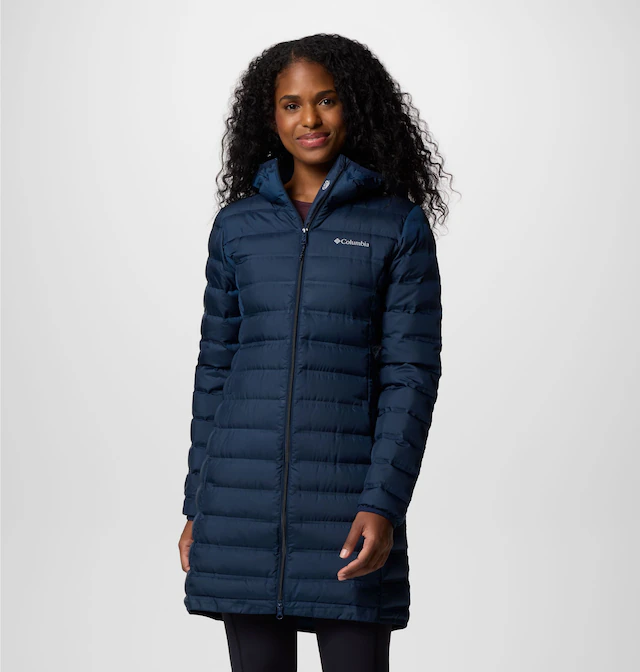 Columbia Daunenmantel »Lake 22 II Down Long Hooded Jacket« wasserabweisend, windabweisend, wärmeisolierende Daunenfüllung