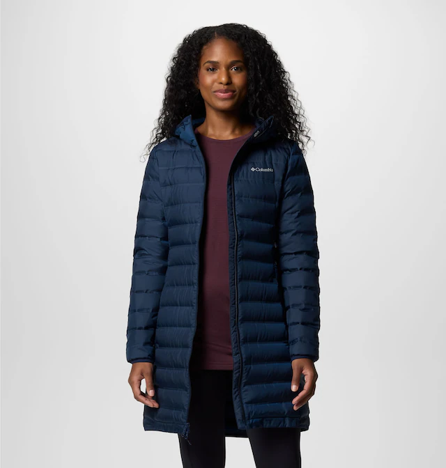 Columbia Daunenmantel »Lake 22 II Down Long Hooded Jacket« wasserabweisend, windabweisend, wärmeisolierende Daunenfüllung
