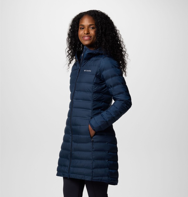 Columbia Daunenmantel »Lake 22 II Down Long Hooded Jacket« wasserabweisend, windabweisend, wärmeisolierende Daunenfüllung