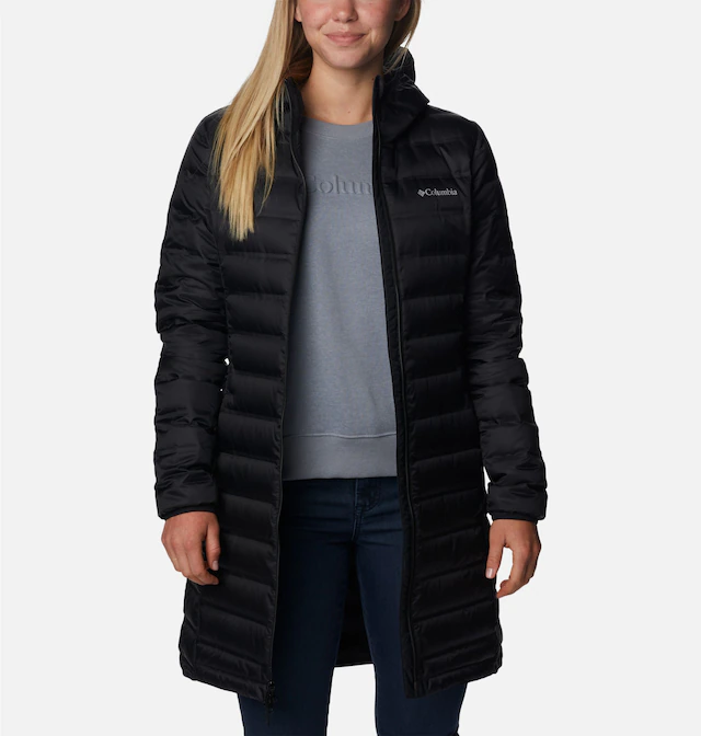 Columbia Daunenmantel »Lake 22 II Down Long Hooded Jacket« wasserabweisend, windabweisend, wärmeisolierende Daunenfüllung
