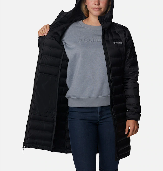 Columbia Daunenmantel »Lake 22 II Down Long Hooded Jacket« wasserabweisend, windabweisend, wärmeisolierende Daunenfüllung