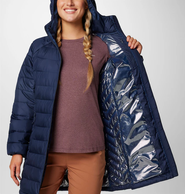 Columbia Steppmantel »Powder Lite II Mid Jacket« mit 2-Wege-Reißverschluss, wärmeisolierende Wattierung, aus Polyester