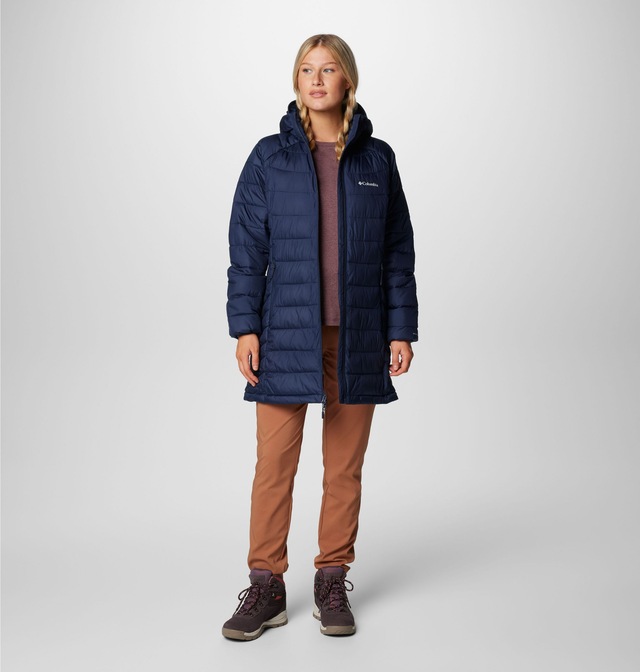 Columbia Steppmantel »Powder Lite II Mid Jacket« mit 2-Wege-Reißverschluss, wärmeisolierende Wattierung, aus Polyester