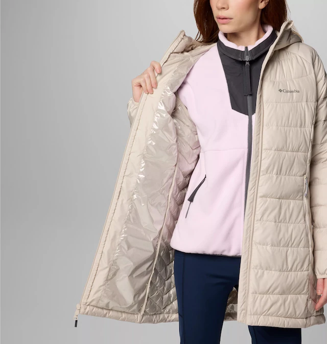 Columbia Steppmantel »Powder Lite II Mid Jacket« mit 2-Wege-Reißverschluss, wärmeisolierende Wattierung, aus Polyester