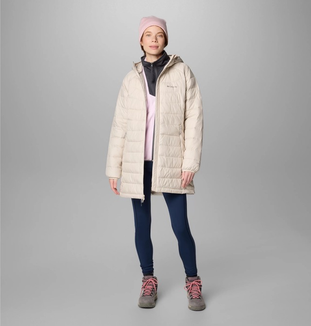 Columbia Steppmantel »Powder Lite II Mid Jacket« mit 2-Wege-Reißverschluss, wärmeisolierende Wattierung, aus Polyester