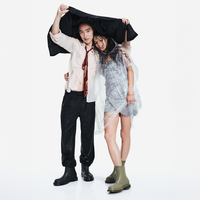DR. MARTENS Gummistiefelette »1460 Rain«