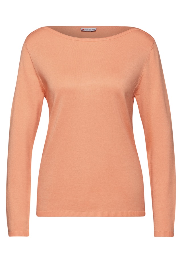 STREET ONE Strickpullover mit U-Boot-Ausschnitt