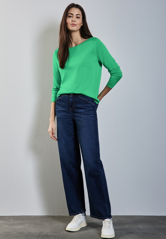 STREET ONE Strickpullover mit U-Boot-Ausschnitt