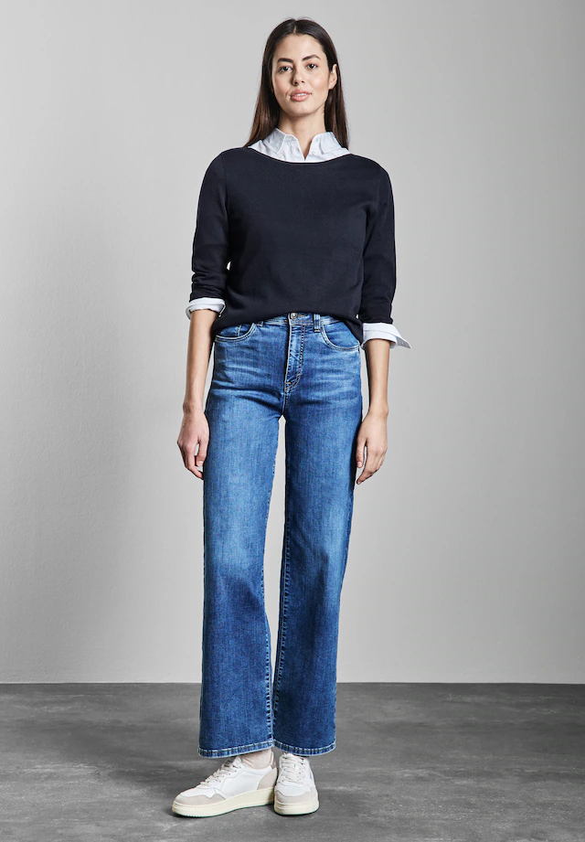 STREET ONE Strickpullover mit U-Boot-Ausschnitt