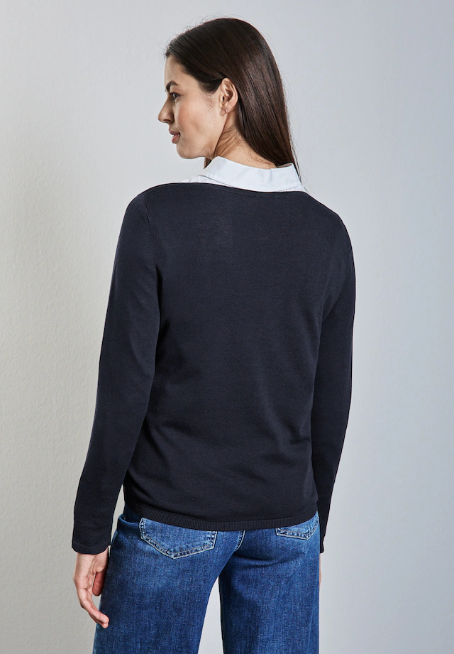 STREET ONE Strickpullover mit U-Boot-Ausschnitt