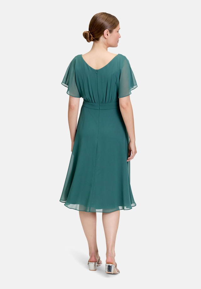Vera Mont Cocktailkleid »Damen kurzarm« Ohne Tasche Raffung