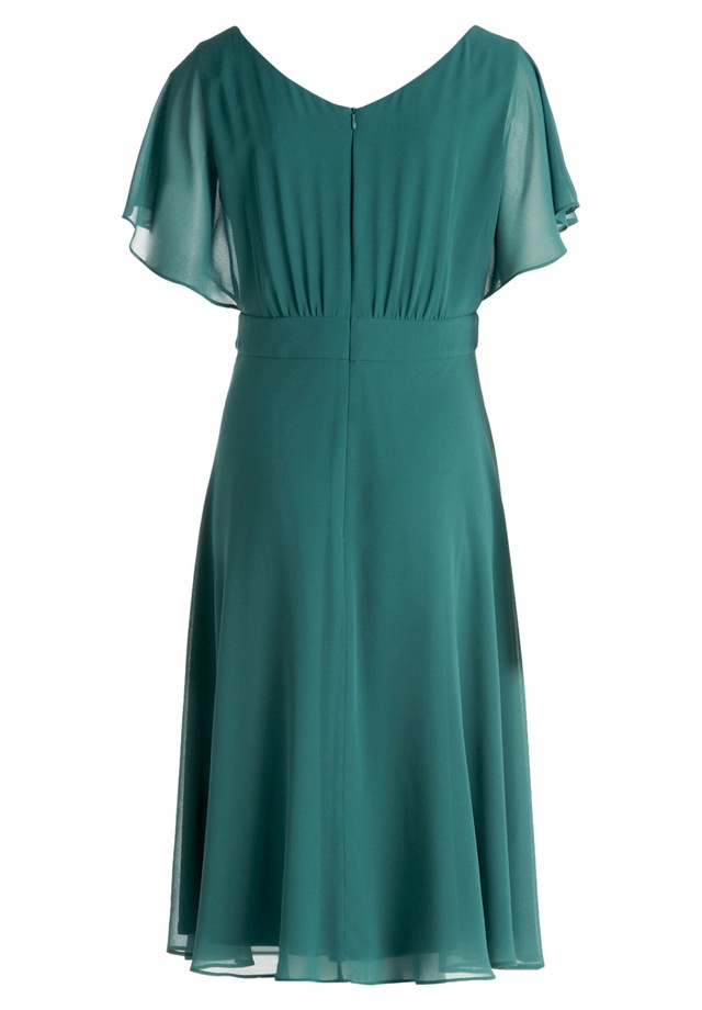 Vera Mont Cocktailkleid »Damen kurzarm« Ohne Tasche Raffung