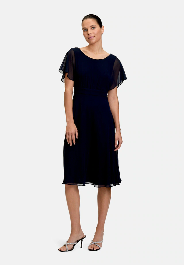 Vera Mont Cocktailkleid »Damen kurzarm« Ohne Tasche Raffung