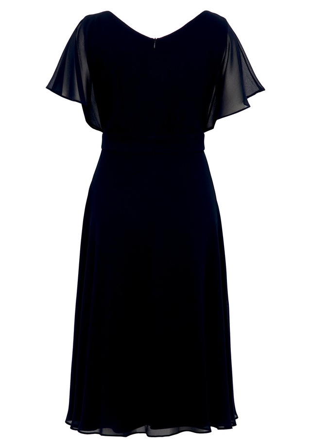 Vera Mont Cocktailkleid »Damen kurzarm« Ohne Tasche Raffung
