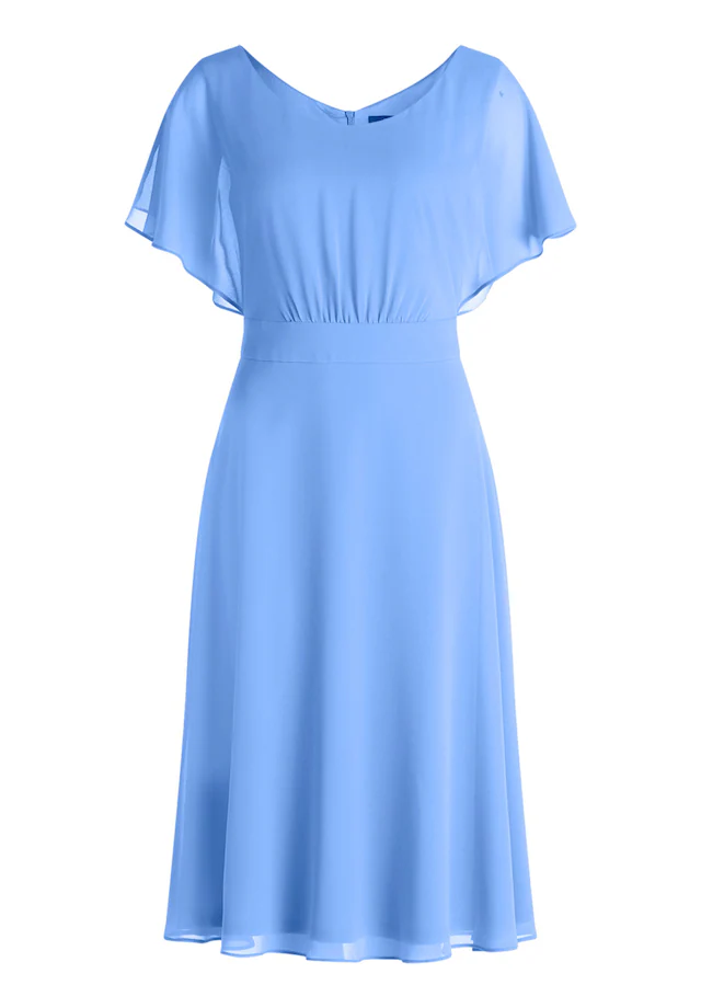 Vera Mont Cocktailkleid »Damen kurzarm« Ohne Tasche Raffung