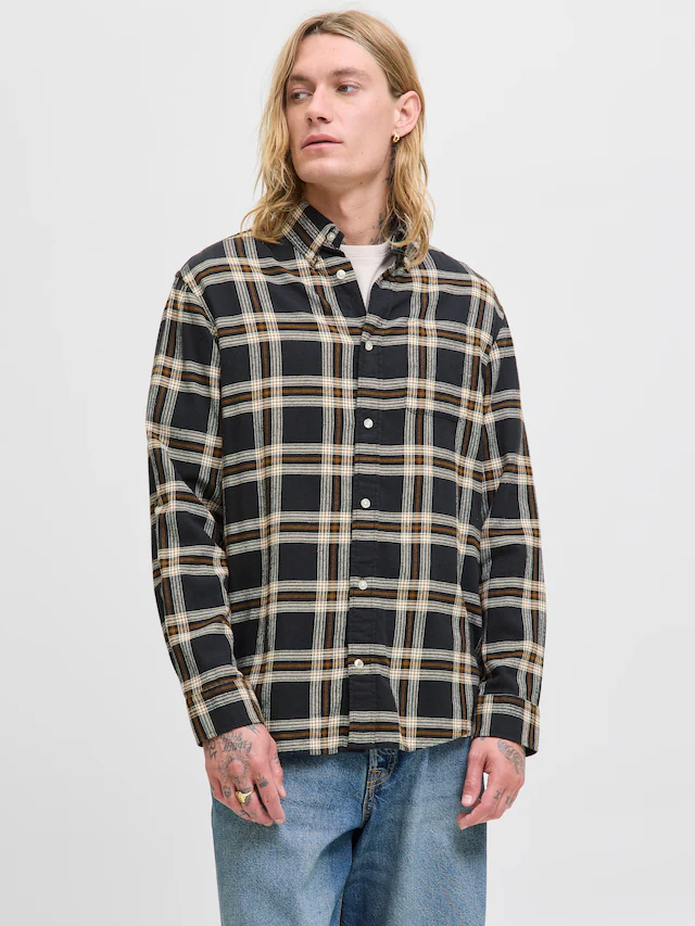 Jack & Jones Langarmhemd »JJECLASSIC FLANNEL CHECK SHIRT LS SN«