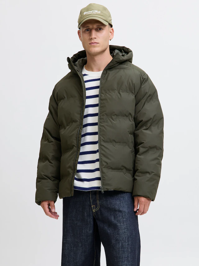Jack & Jones Steppjacke »JJESOHO PUFFER HOOD SN« mit Kapuze
