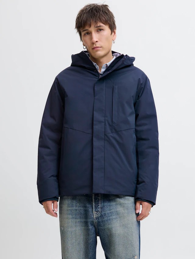 Jack & Jones Outdoorjacke »JJEKEEN JACKET AW25 SN« mit Kapuze