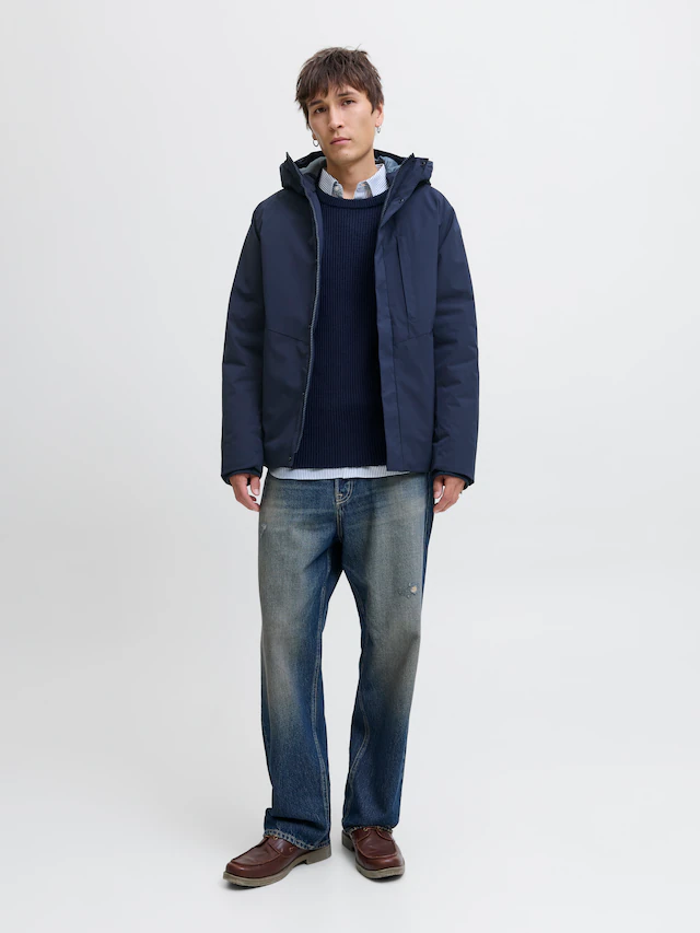 Jack & Jones Outdoorjacke »JJEKEEN JACKET AW25 SN« mit Kapuze