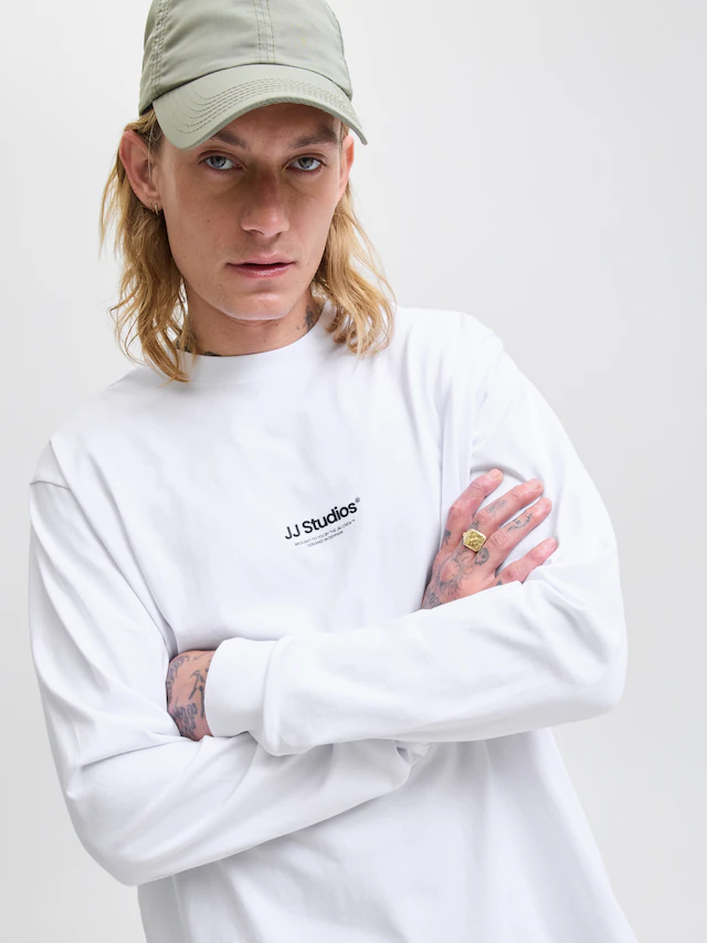 Jack & Jones Langarmshirt »JJESOHO TEE LS CREW NECK NOOS«
