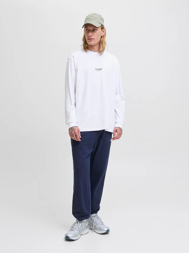 Jack & Jones Langarmshirt »JJESOHO TEE LS CREW NECK NOOS«