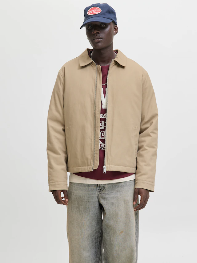 Jack & Jones Outdoorjacke »JJEDOVER WORKER JACKET NOOS« ohne Kapuze